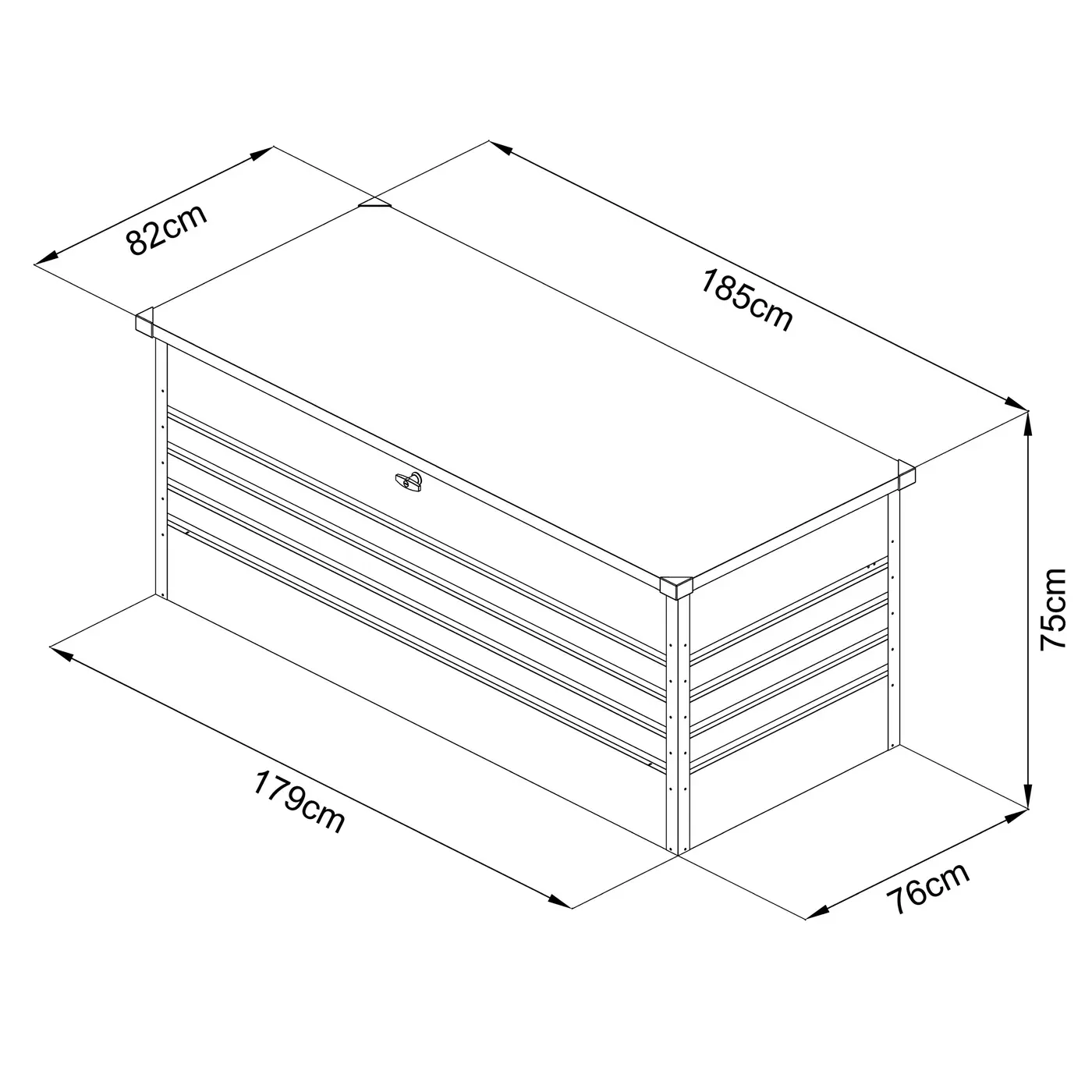 XIMAX Cushion Box 1000L official XIMAX dimension drawing