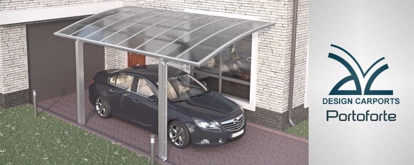 Genuine XIMAX Portoforte designer aluminium carport