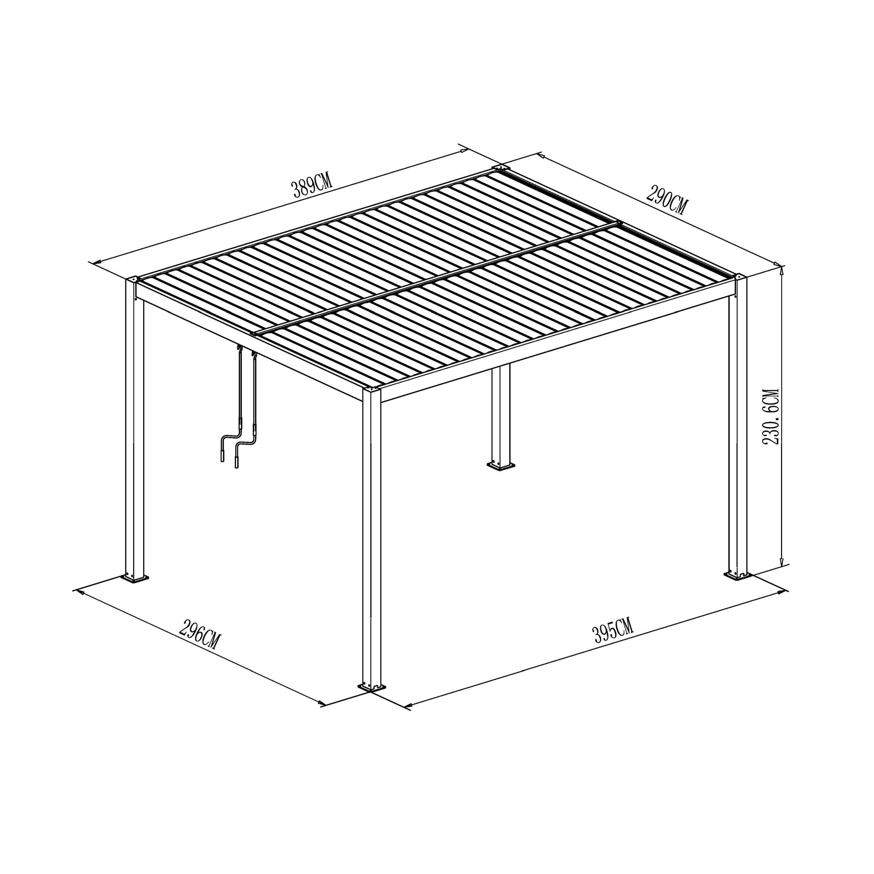 XIMAX Shade 4 × 3 Manual official XIMAX dimension drawing